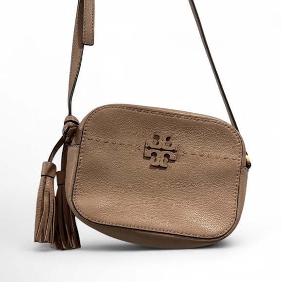 Tory Burch purse McGraw camera logo patch - Picture 1 of 8